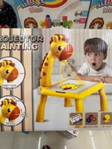 מקרן מוזיקלי שקופית  ציור שולחן