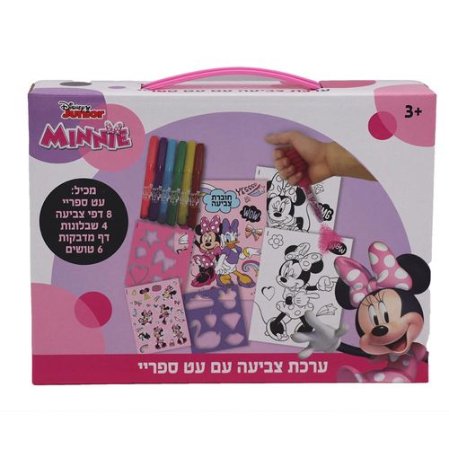 מיני מאוס - ערכת צביעה עם  עט ספריי - MINNIE MOUSE