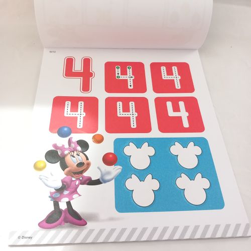 חוברת צביעה מיקי מאוס יסודות החשבון 1-10 - קידו בוקס 9212
