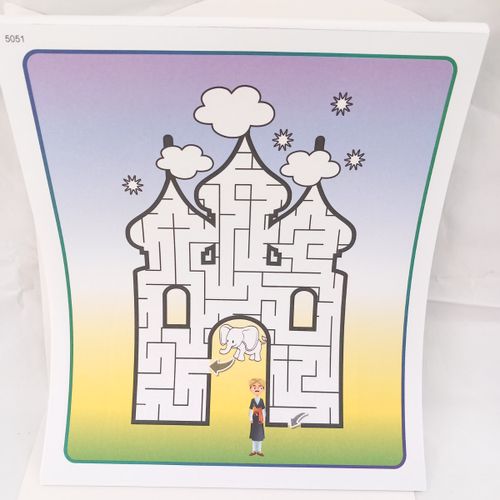 קידו בוקס - אלבום  צביעה מבוכים צבעוניים 5051 - KIDDO BOOKS