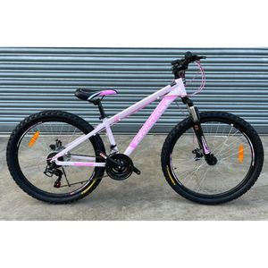אופניים מידה 26" שלדת אלומניום 21 הילוכים בצבע ורוד - CONNECT
