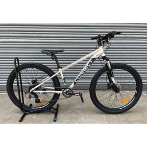 אופניים מידה 27.5" פרימיום שלדת אלומניום 8 הילוכים בצבע אפור - CONNECT PREMIUM