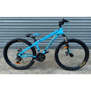 אופניים מידה 26" שלדת אלומניום 21 הילוכים בצבע תכלת - CONNECT