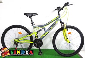 אופניים 24" BIG BIKE שלדה ברזל 21 הילוכים אפור בולם קדמי ואחורי