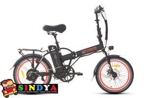 אופניים חשמליים 48V EXTREME CLASSIC 10AH שחור/כתום