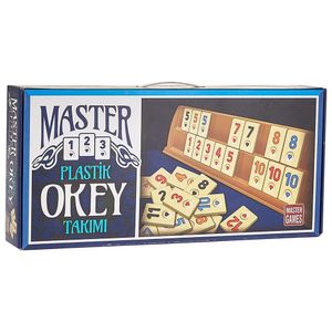 משחק קוביות אבנים מפואר מאסטר -MASTER PLAST?K OKEY