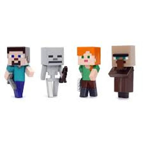 ג'אדה - מארז 4 דמויות מיינקראפט - 36266 JADA Minecraft