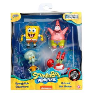 בוב ספוג - מארז  4 דמויות בוב ספוג 2.5 אינטש - Spongebob Squarepants 35302