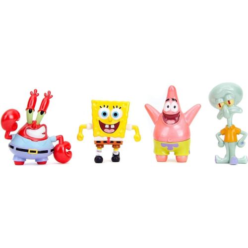 בוב ספוג - מארז  4 דמויות בוב ספוג 2.5 אינטש - Spongebob Squarepants 35302