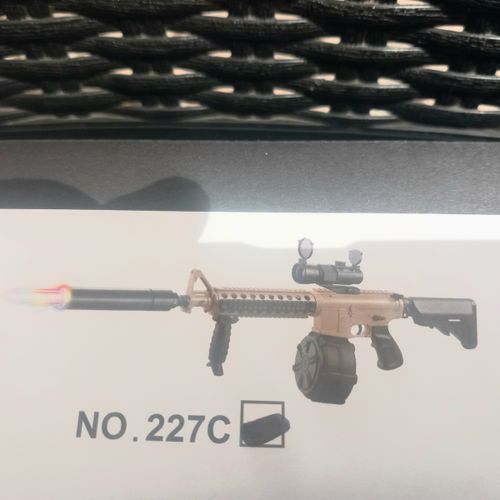 רובה ג'ל אוטומט סוללה נטענת -  Gel blaster M16 MUSTECO  227C