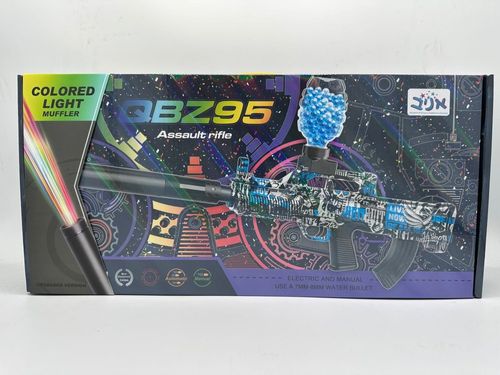 רובה ג'ל אוטומט  2 סוללות  אורות  לד - ELECTRICE GEL COLORED LIGHT