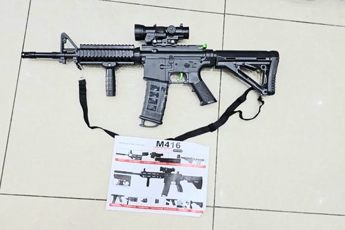 רובה ג'ל חשמלי   גודל 80 ס''מ - M4A1 SUBMACHINE  GUN