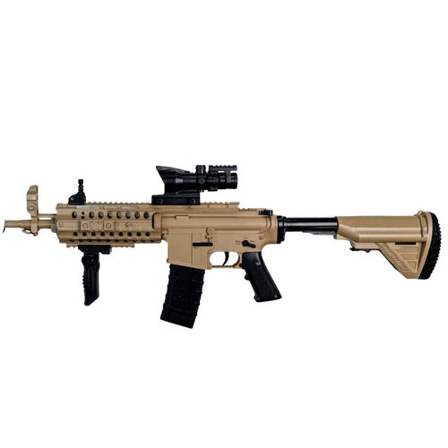 רובה ג'ל דמוי M4S חשמלי מלא צבע בהיר - M4S XS-1803 Gel Blaster
