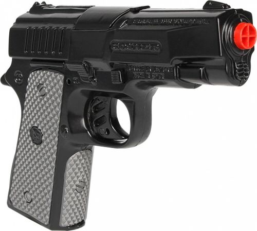 אקדח משטרתי בסגנון ברטה של ??גונר 8 יריות - Gonher  Beretta Style Police 8 Shot Diecast Cap Gun