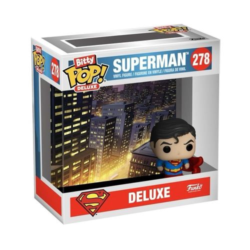פופ ביטי דלוקס - סופרמן עם בניינים - Funkp Bitty Pop Deluxe Superman With Buildings #278