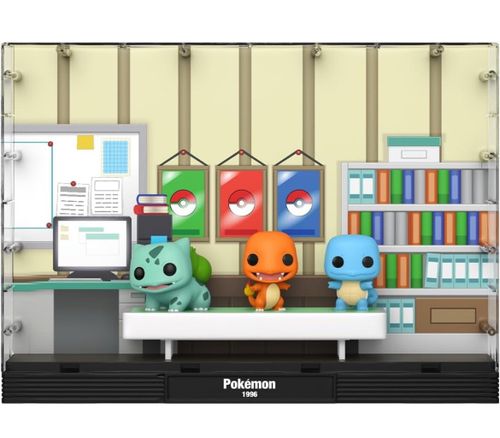 פופ פוקימון - ההתחלה עם 3 פוקימונים - Funko Pop Moment Deluxe Pokemon Starters Figures