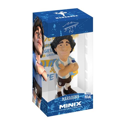 פסלון אספנות MINIX כדורגל - מארדונה - ארגנטינה 10A