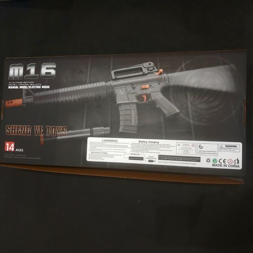 רובה ג'ל אוטומט סוללה נטענת -  Gel blaster M16 OPERATION MANUALFOR