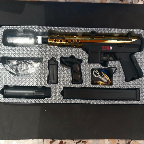 רובה ג'ל אוטומט סוללה נטענת -  Gel blaster TEC9  SUB MAC HINE GUN HD725AB