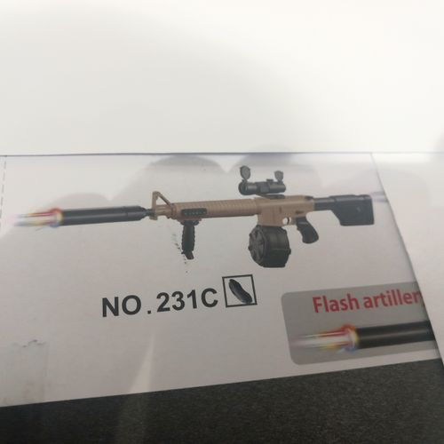 רובה ג'ל אוטומט סוללה נטענת -  Gel blaster M16 MUSTECO  231C