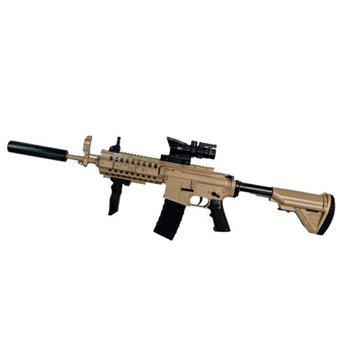 רובה ג'ל דמוי M4S חשמלי מלא צבע בהיר - M4S XS-1803 Gel Blaster
