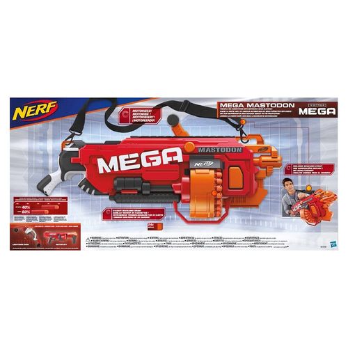 נרף - רובה חצים מגה מסטודון - NERF MEGA MASTODON