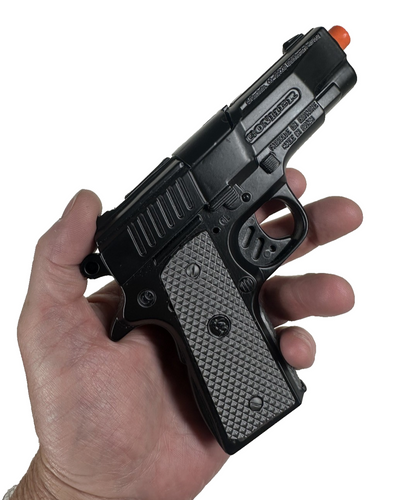 אקדח משטרתי בסגנון ברטה של ??גונר 8 יריות - Gonher  Beretta Style Police 8 Shot Diecast Cap Gun
