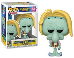 פופ - בוב ספוג הסרט סקווידוויד -  Pop SpongeBob SquarePants  Vinyl  Squidward Tentacles # 1941