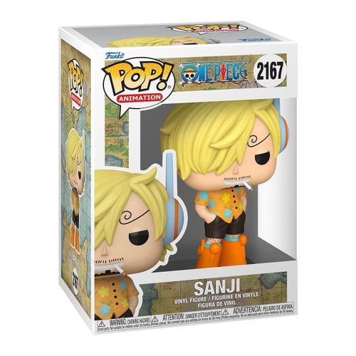 פופ וואן פיס סאנג'י  עם בגדים כתומים -  POP One Piece Sanji #2167