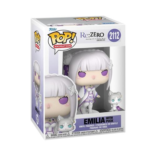 Funko Pop Re:Zero Emilia with Puck #2112