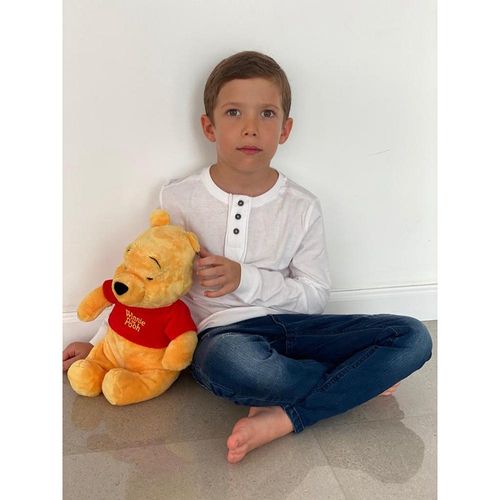 בובת פרווה פו הדב 35 סמ  פרווה מקורי 261660 - WINNIE THE POOH