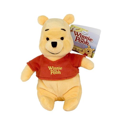 בובת פרווה פו הדב 20 סמ - WINNIE THE POOH