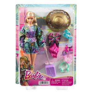 ברבי - ברבי בחופשת קיץ עם אביזרים  -  BARBIE HGM54