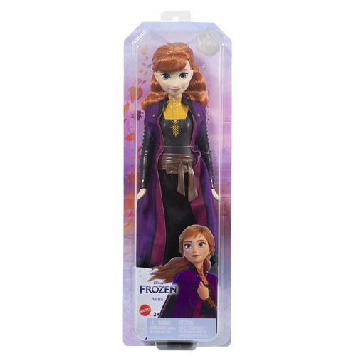 דיסני פרוזן - בובת אנה בתלבושת מסע -  DISNEY FROZEN ANNA - HLW50