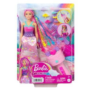 ברבי - דרימטופיה נסיכה עם מכשיר לעיצוב שיער  -  BARBIE HNJ06