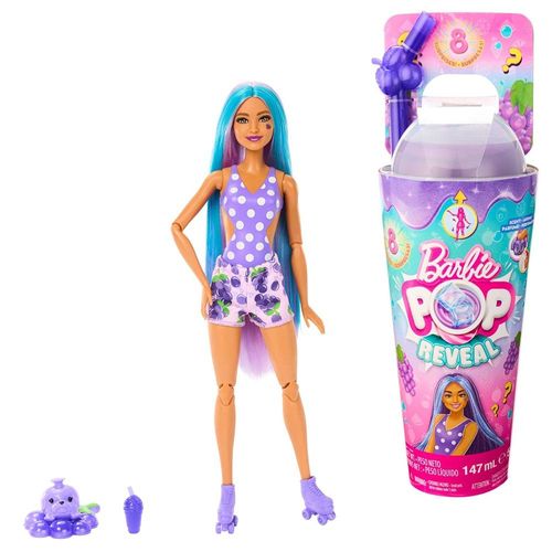 ברבי - בובה מסדרת פירות מתוקים - ענבים - Barbie HNW44