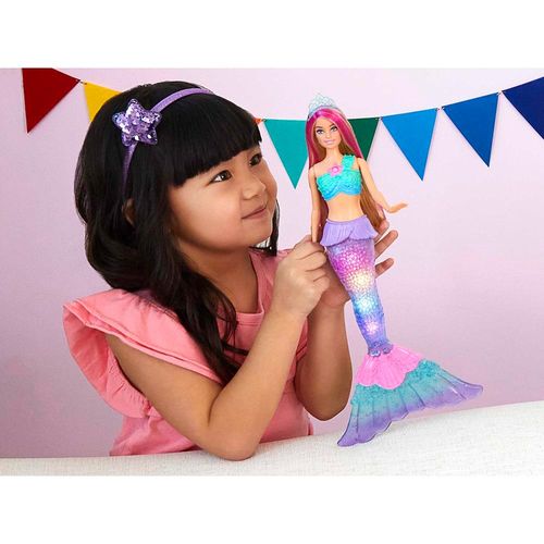 ברבי - בובת  דרימטופיה תניו עם אורות - BARBIE HDJ36