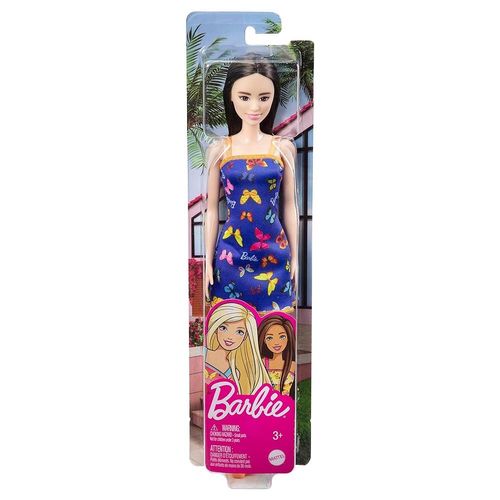 ברבי - בובת פרפר שמלה כחול - BARBIE HBV06