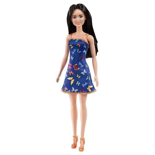 ברבי - בובת פרפר שמלה כחול - BARBIE HBV06