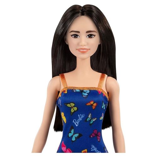 ברבי - בובת פרפר שמלה כחול - BARBIE HBV06