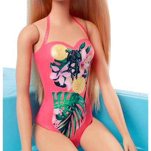 ברבי – מארז בריכה ובובה ואביזרים - Barbie