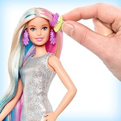 ברבי - בובת ברבי מארז שיער פנטזיה Barbie