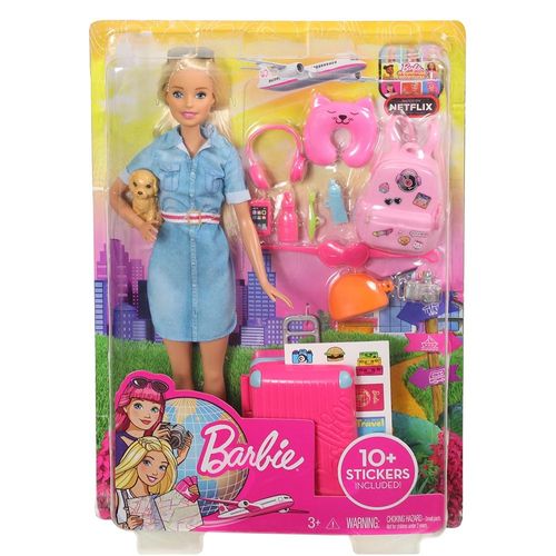 ברבי - בובה בדרך לחופשה - BARBIE FWV25