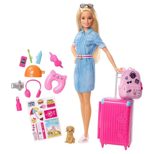ברבי - בובה בדרך לחופשה - BARBIE FWV25