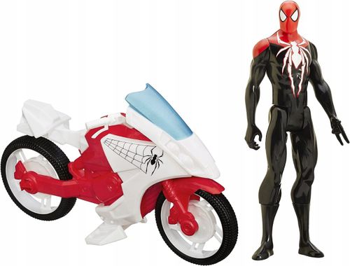 ספיידרמן - דמות ספיידרמן 30 ס''מ  עם אופנוע - SPIDERMAN