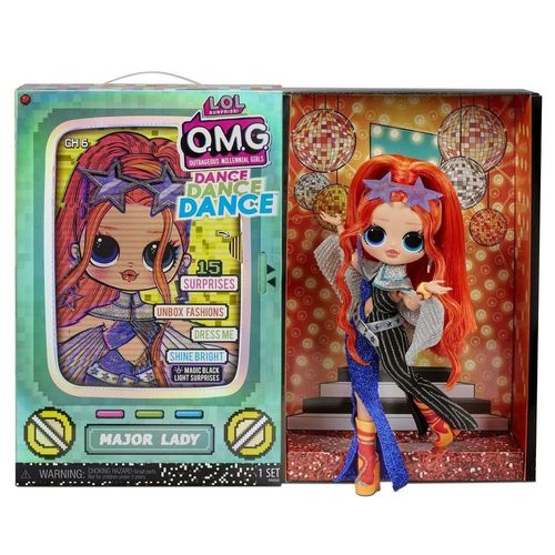לול - בובת אופנה דאנס מייג'ור ליידי - LOL Surprise OMG DANCE