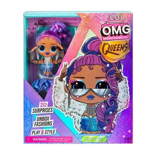 לול - בובות LOL OMG מלכות- בובת אופנה - LOL QUEENS O.M.G RUNWAY DIVA