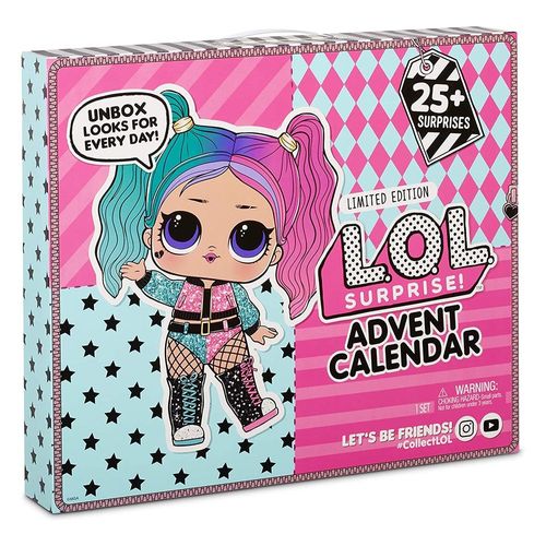 לול - מזוודה ו25 הפתעות  - LOL L.O.L Surprise OOTD Advent Calendar