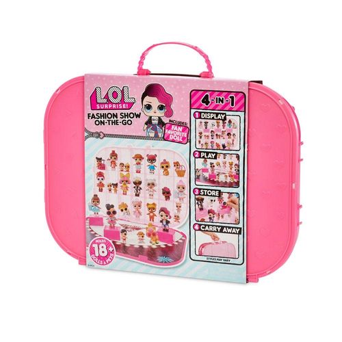 LOL - לול תיק + מסלול אופנה לבובה - LOL SURPRISE FASHION SHOW ON-THE-GO STORAGE