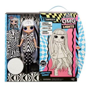 לול - בובה גדולה זוהרת בחושך LOL O.M.G GROOVY BABE